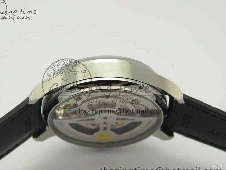 MIROTIME 0106 Portuguese Tourbillon IW5046 SS ZF Best Edition Gray Dial on Black Leather Strap SunProtective 7147